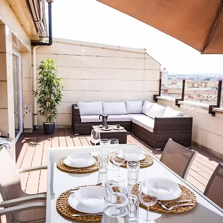 Apartment Lujoso Atico Entre 2 Playas Con Garaje, Terraza, Vistas Y Wifi Gijon