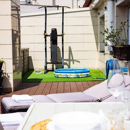 Lujoso Atico Entre 2 Playas Con Garaje, Terraza, Vistas Y Wifi * Gijon