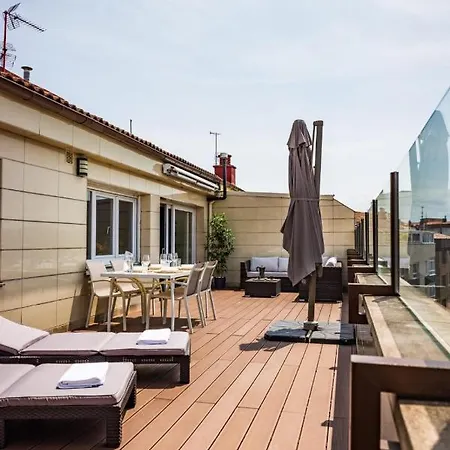 Lujoso Atico Entre 2 Playas Con Garaje, Terraza, Vistas Y Wifi * Gijon