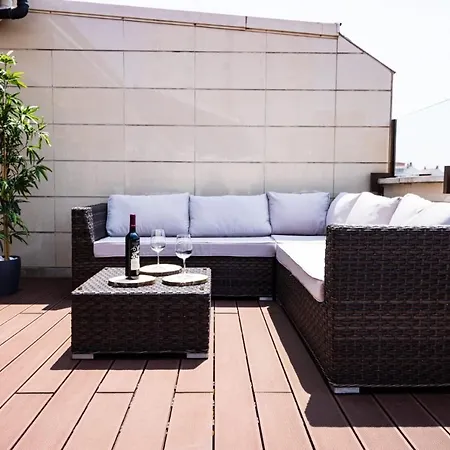 شقة Lujoso Atico Entre 2 Playas Con Garaje, Terraza, Vistas Y Wifi *